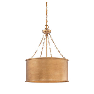 Rochester 4-Light Pendant in Gold Patina Gold Patina