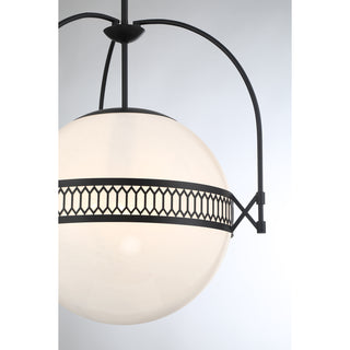 Thornhill 3-Light Pendant in Matte Black