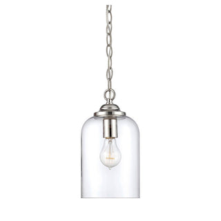 Bally 1-Light Pendant in Polished Nickel Polished Nickel