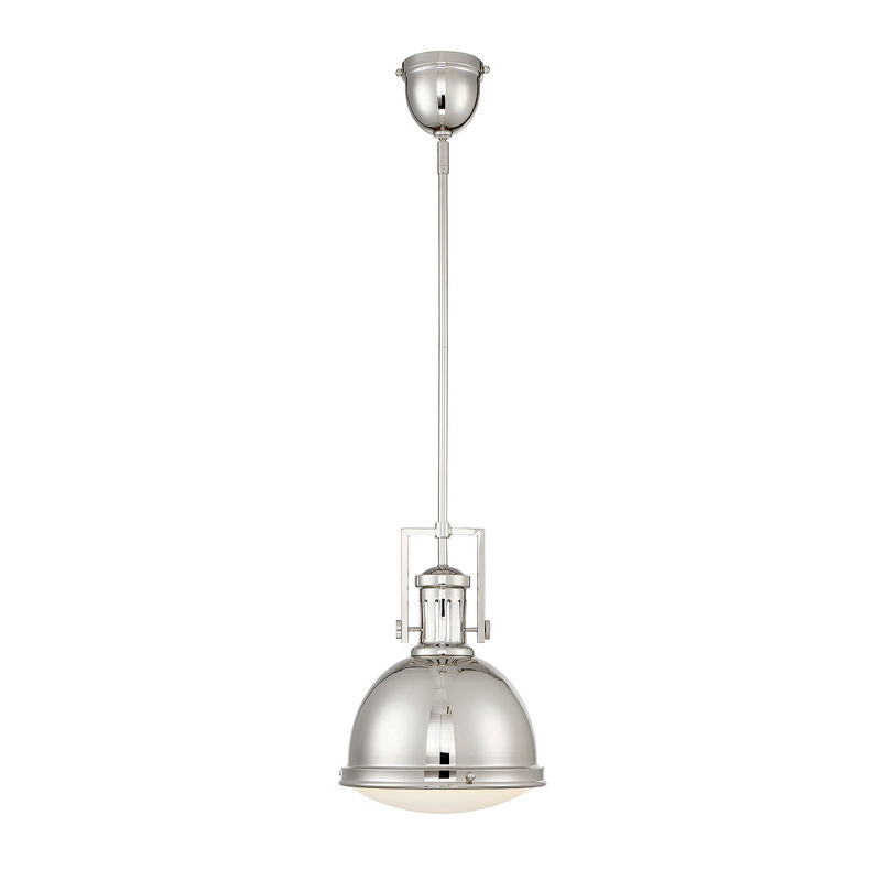 Chival 1-Light Pendant in Polished Nickel Polished Nickel