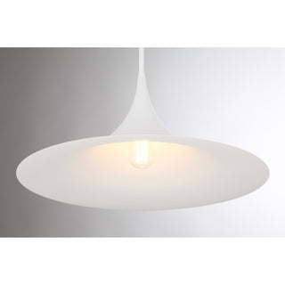 Bowdin 1-Light Pendant in Bisque White