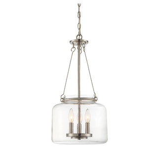 Akron 3-Light Pendant in Satin Nickel Satin Nickel