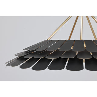 Turaco 6-Light Pendant in Midnight by Breegan Jane