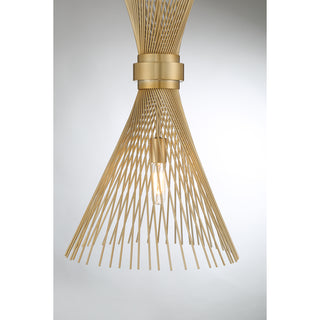 Longfellow 1-Light Pendant in Burnished Brass