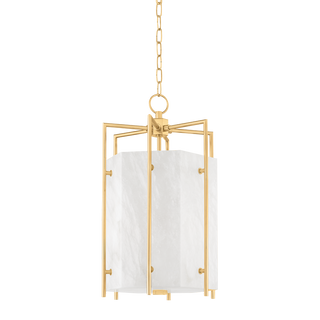 Flatbush Lantern with Aged Brass Finish