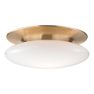 Irvington Flush Mount Satin Brass