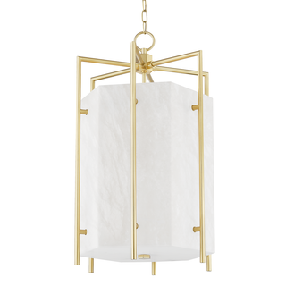 Flatbush Lantern with Aged Brass Finish