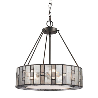 Ethan 18'' Wide 3-Light Chandeliers - Tiffany Bronze