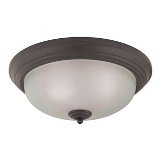 Huntington 15'' Wide 3-Light Flush Mount - Oil Rubbed Bronze