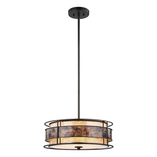 Tremont 18'' Wide 3-Light Chandeliers - Tiffany Bronze