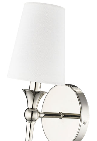 1-Light Wall Sconce Polished Nickel