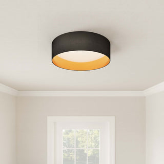Rosata 1-Light Flushmount Ceiling Light Burnished Gold