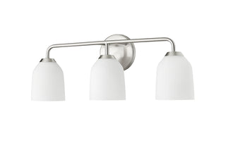 Norah 3-Light Vanity Brushed Nickel