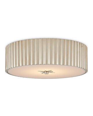 Caravel Silver Flush Mount