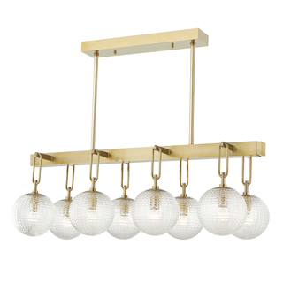 Jewett Linear with Aged Brass Finish