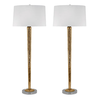 Mercury Glass 37'' High 2-Light Buffet Lamp - Set of 2 - Mercury Gold