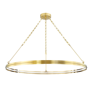 Rosendale Chandelier Aged Brass