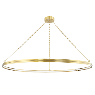 Rosendale Chandelier Aged Brass