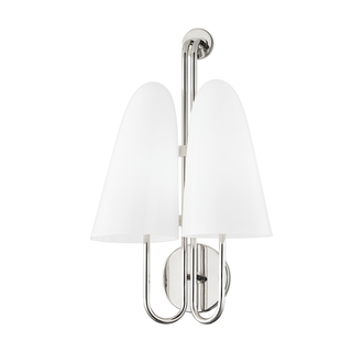 Slate Hill Wall Sconce Polished Nickel