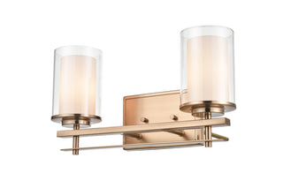 Huderson 2-Light Vanity Modern Gold