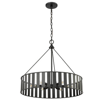 Stella 6-Light Chandelier Ceiling Light Matte Black