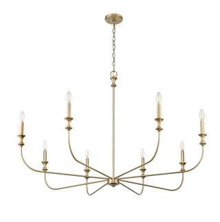 Savanne 8-Light Chandelier Ceiling Light Vintage Brass