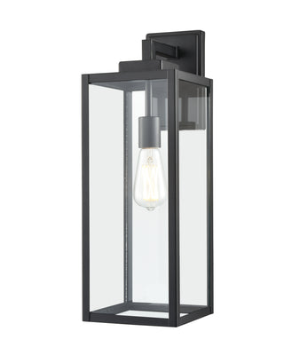 1-Light Outdoor Wall Sconce - Powder Coated Black