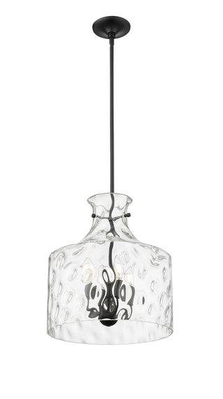Santorini 4-Light Pendant Light Matte Black