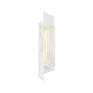 GREENVILLE Wall Sconce with Aged Brass Finish