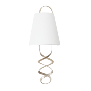 DOTA Wall Sconce with WARM SILVER LEAF Finish