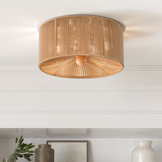 2-Light Flushmount Ceiling Light Brushed Nickel