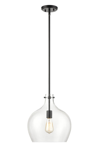 1-Light Pendant light Matte Black