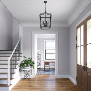 6-Light Pendant light Matte Black