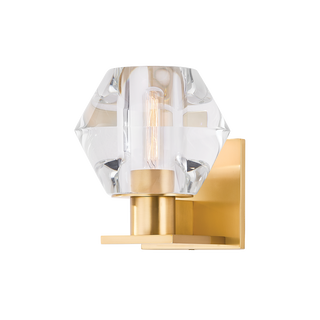 COOPERSTOWN Wall Sconce with Aged Brass Finish