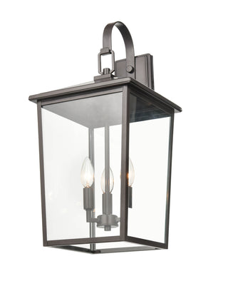 Fetterton 3-Light Outdoor Wall Sconce Powder Coated Bronze