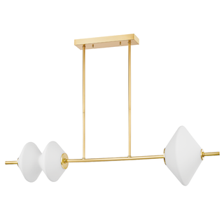 Barrow Linear with Aged Brass Finish