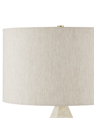 Elysium White Table Lamp