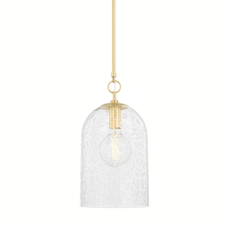 Belleville Pendant with Aged Brass Finish