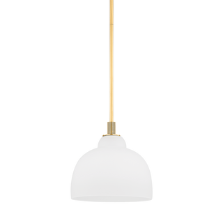 OBERON Pendant with Aged Brass Finish