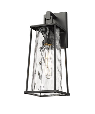 Dutton 1-Light Outdoor Wall Sconce Powder Coated Black