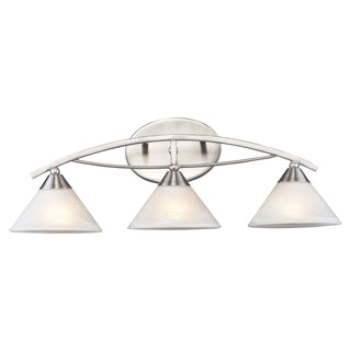 Elysburg 25'' Wide 3-Light Vanity Light - Satin Nickel