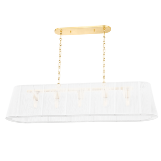 Verona Beach Linear with Aged Brass Finish