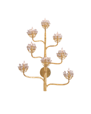 Agave Americana Gold Wall Sconce