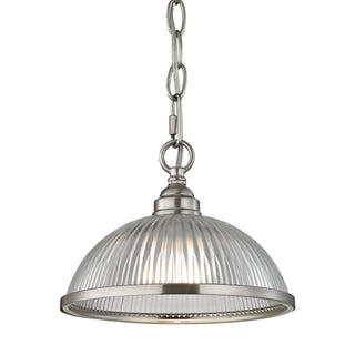 Liberty Park 9'' Wide 1-Light Mini Pendant - Brushed Nickel