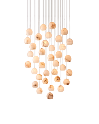 Lazio 36-Light Round Multi-Drop Pendant