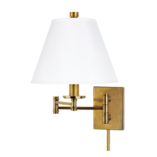 Claremont Wall Sconce Aged Brass