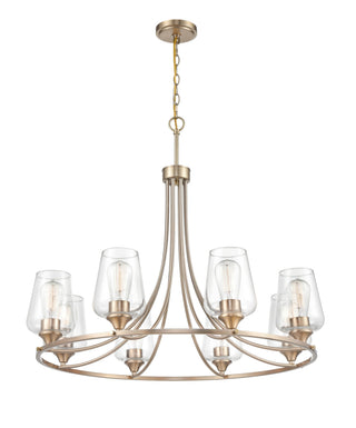 Ashford 8-Light Chandelier Ceiling - Modern Gold