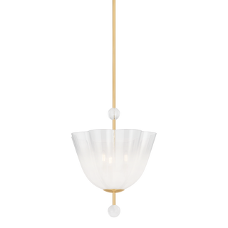 CAMBRIA HEIGHTS Lantern with AGED BRASS Finish