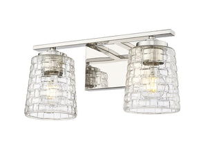 Saben 2-Light Vanity Polished Nickel