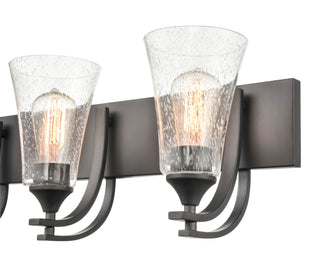 Natalie 3-Light Vanity Matte Black